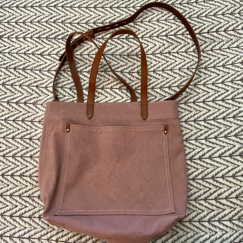 Madewell medium Transport tote crossbody bag